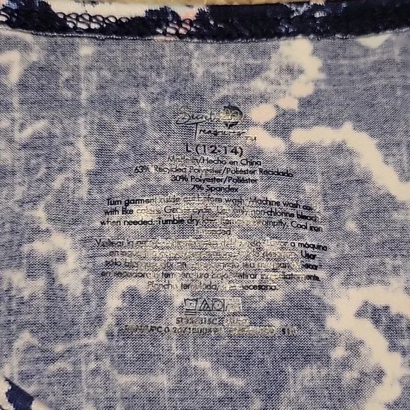 ❤️ NWT 2 PIECE STAR PRINT PAJAMAS SIZE LARGE - Picture 2 of 6